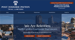 Desktop Screenshot of centralcarolinalawyers.com